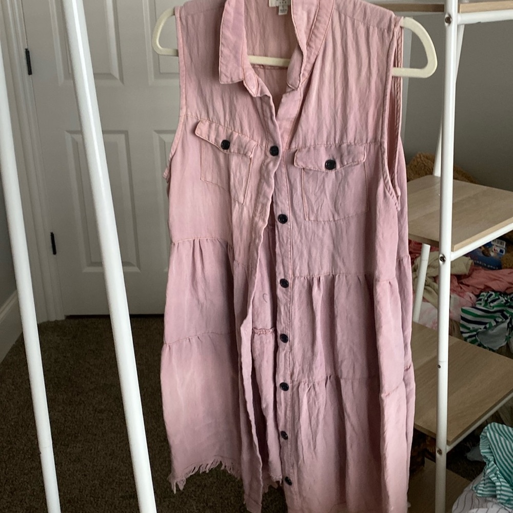 Mauve sleeveless dress
